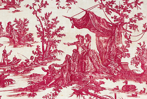 《グッド・ハーブス》 18 世紀末～19 世紀初頭 木版プリント・綿（ジュイ製） トワル・ド・ジュイ美術館蔵 